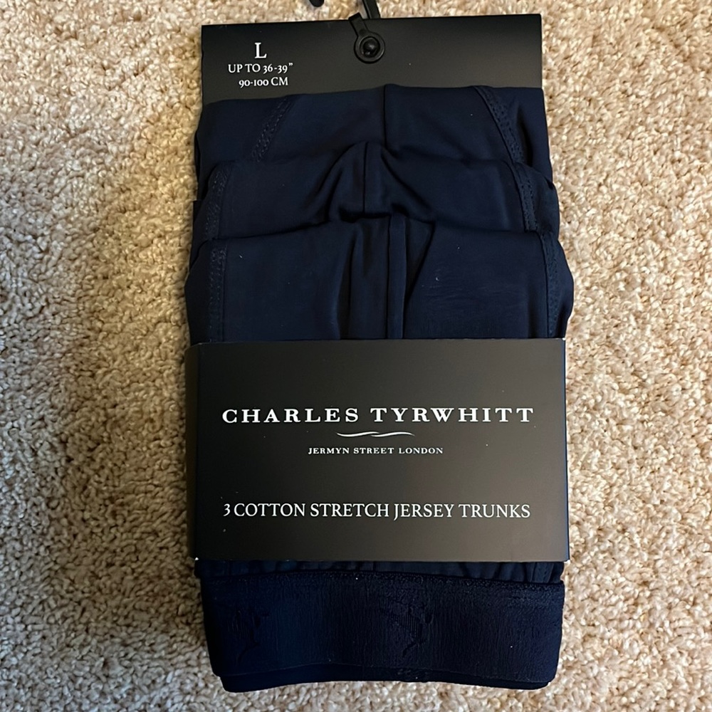 Charles Tyrwhitt Cotton Stretch Jersey Trunk Boxers